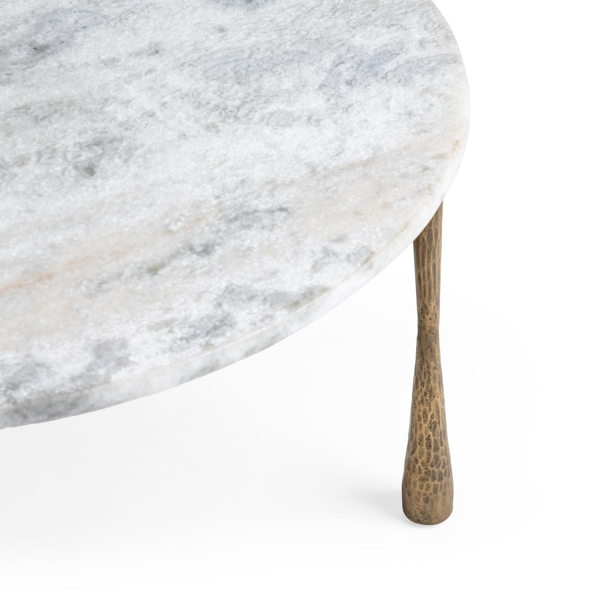 Venicia White Sage 32" Round Coffee Table