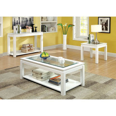Venta White End Table - Ornate Home