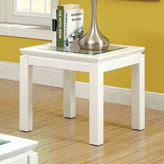 Venta White End Table - Ornate Home