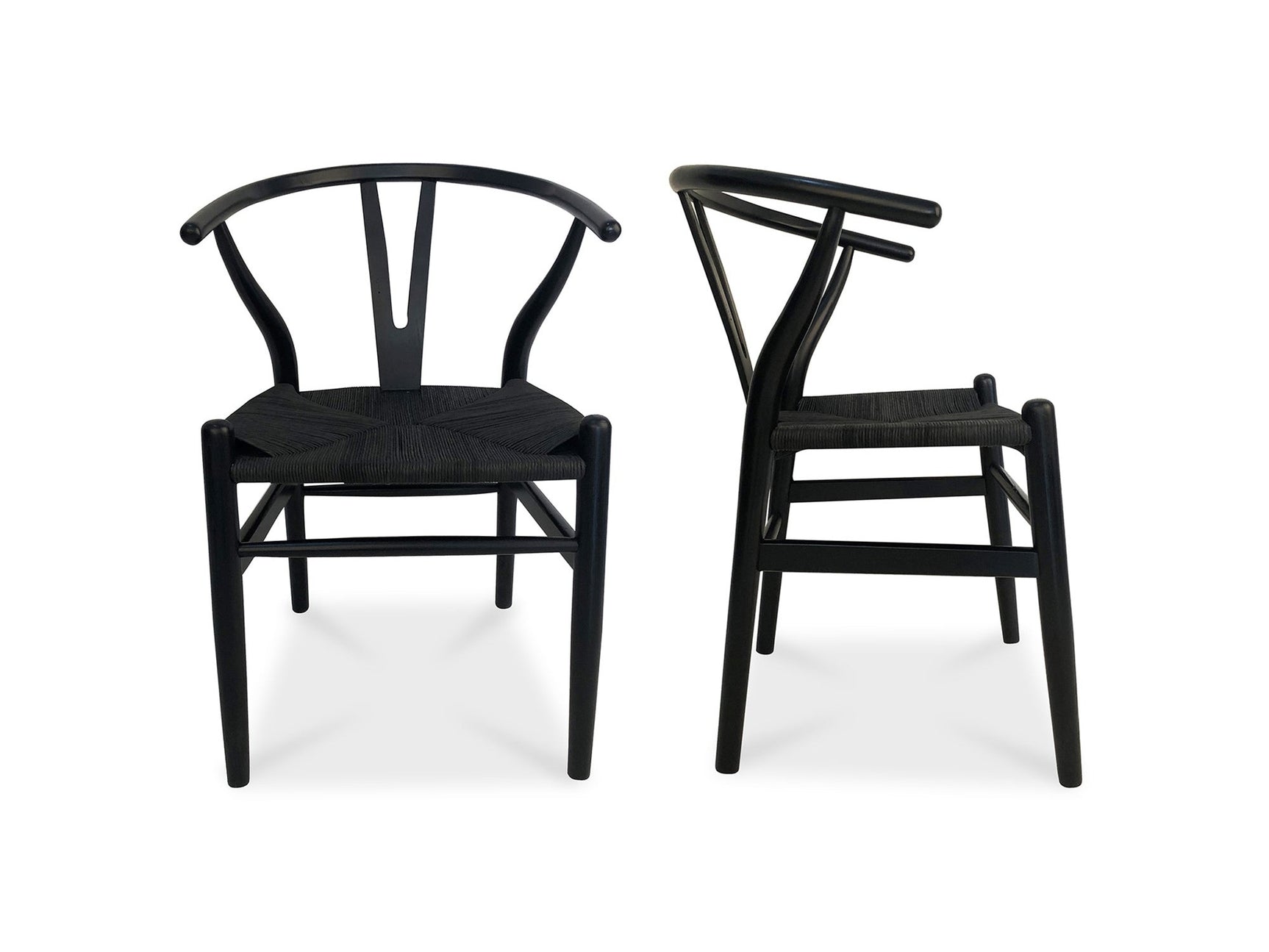 Ventana Black Dining Chair (Set of 2) - Ornate Home