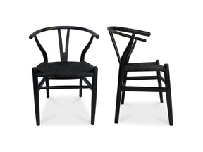 Ventana Black Dining Chair (Set of 2) - Ornate Home