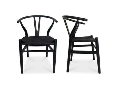 Ventana Black Dining Chair (Set of 2) - Ornate Home