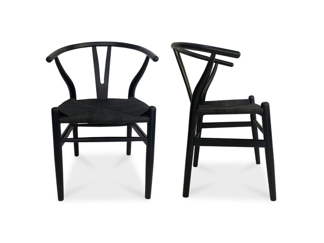 Ventana Black Dining Chair (Set of 2) - Ornate Home