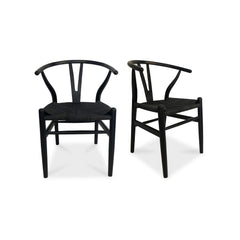 Ventana Black Dining Chair (Set of 2) - Ornate Home