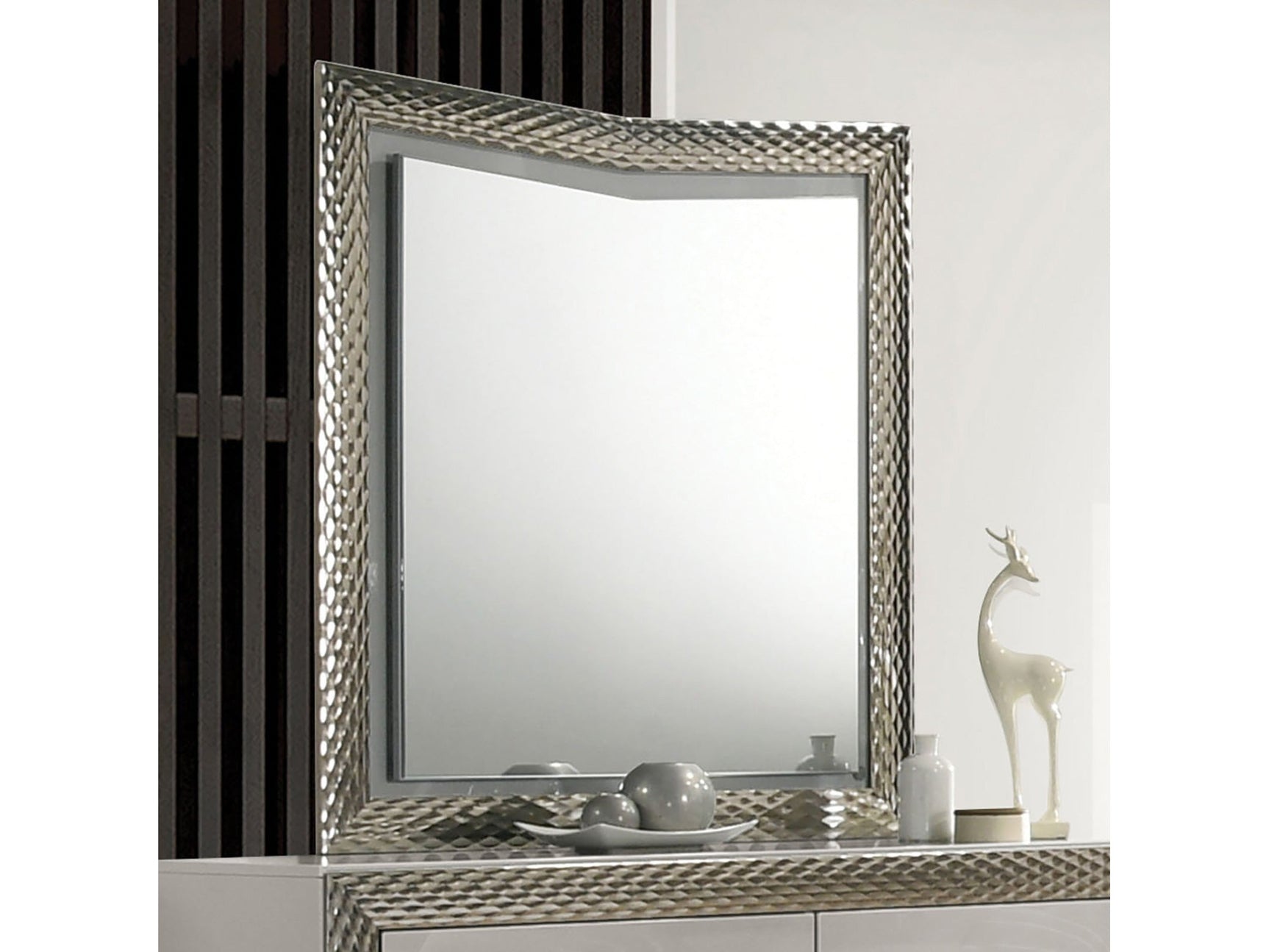 Ventnor Gray Mirror - Ornate Home