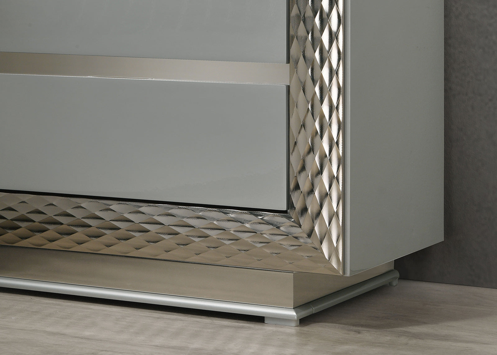 Ventnor Gray Nightstand - Ornate Home