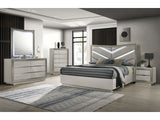 Ventnor Gray Queen 4 Piece Bedroom Set - Ornate Home