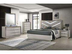 Ventnor Gray Queen 5 Piece Bedroom Set w/Chest - Ornate Home