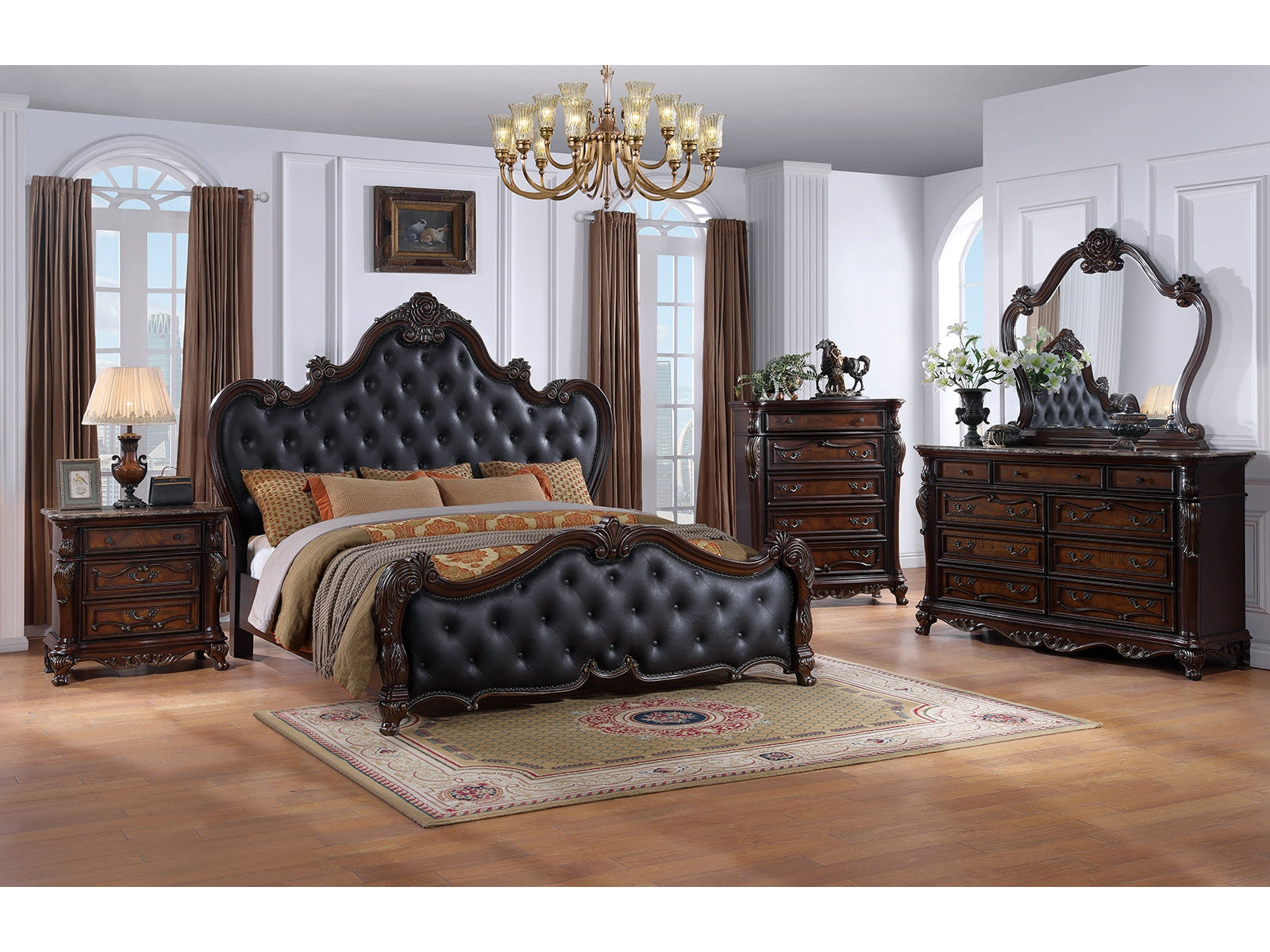 Ventresca Dark Cherry Chest - Ornate Home