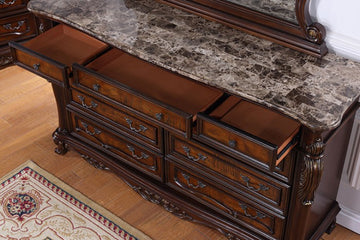 Ventresca Dark Cherry Dresser - Ornate Home