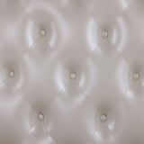 Ventresca White 5 Pc. Leatherette Queen Bedroom Set w/ Chest - Ornate Home