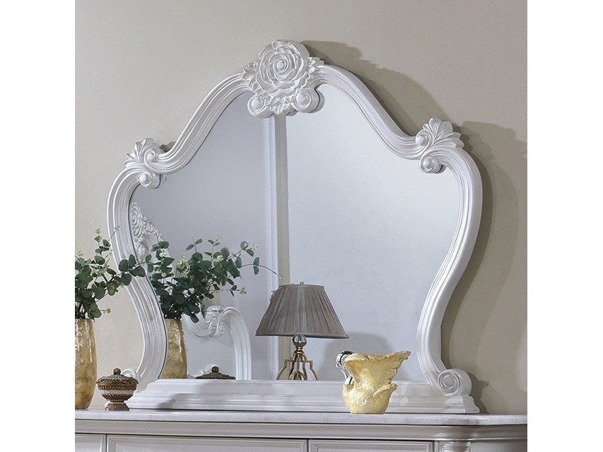 Ventresca White Mirror - Ornate Home