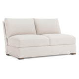 Ventura Aged Grey - Cerused Armless Loveseat - Ornate Home