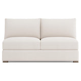 Ventura Aged Grey - Cerused Armless Loveseat - Ornate Home