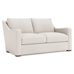 Ventura Aged Grey - Cerused Loveseat Without Pillows - Ornate Home
