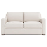 Ventura Aged Grey - Cerused Loveseat Without Pillows - Ornate Home
