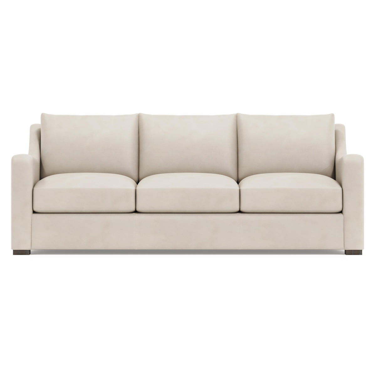 Ventura Aged Grey - Cerused Sofa Without Pillows - Ornate Home