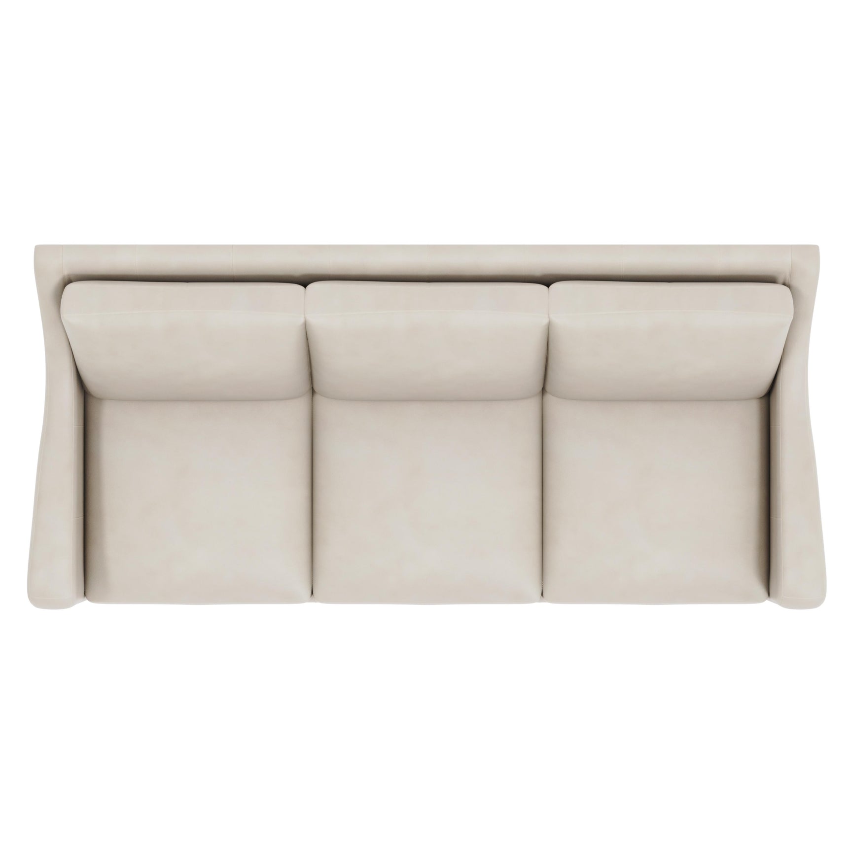 Ventura Aged Grey - Cerused Sofa Without Pillows - Ornate Home