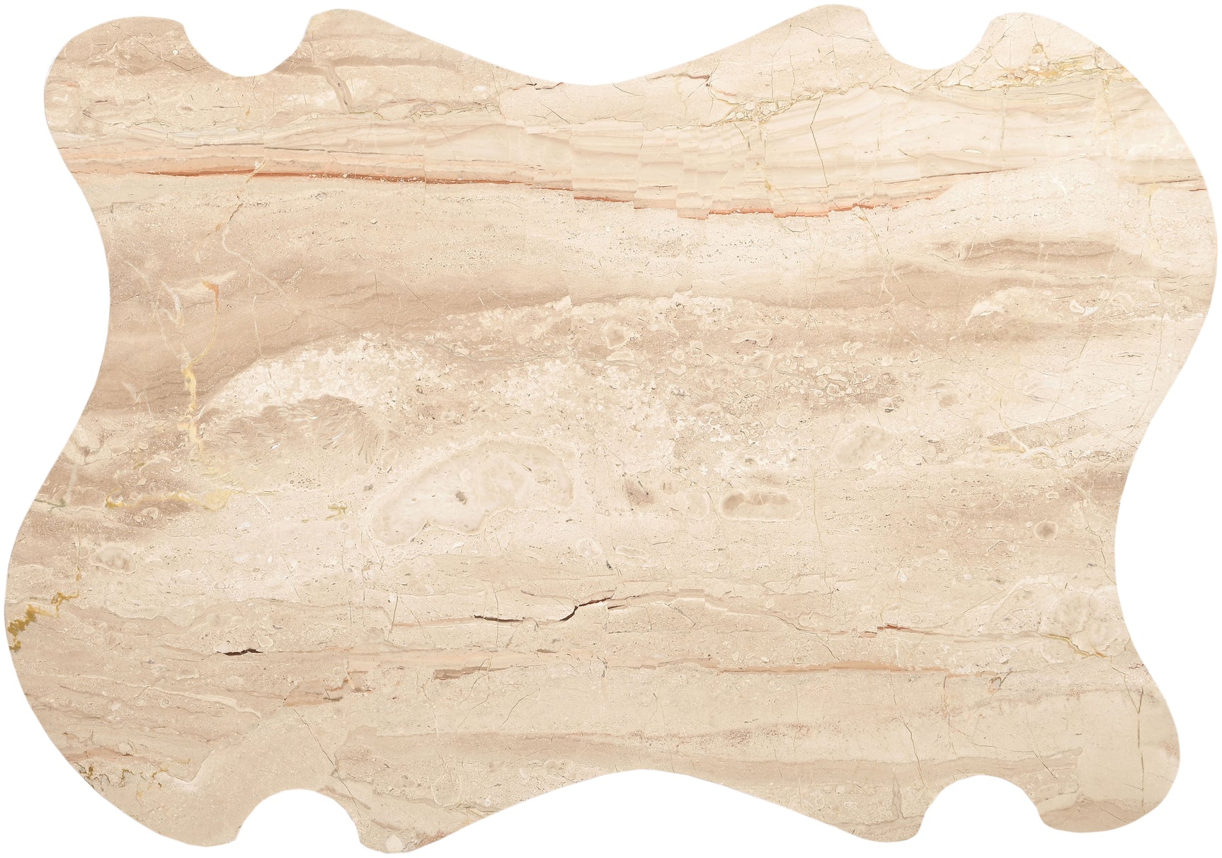 Ventura Beige/Brown And Acacia Wood Coffee Table - Ornate Home