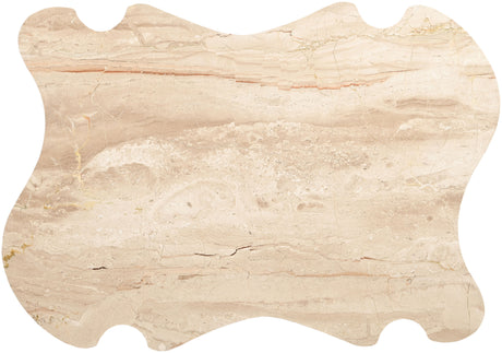 Ventura Beige/Brown And Acacia Wood Coffee Table - Ornate Home