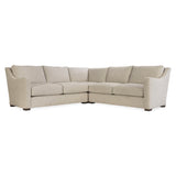 Ventura Beige/Tan Fabric Sectional (3 Piece) - Ornate Home