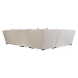 Ventura Beige/Tan Fabric Sectional (4 Piece) - Ornate Home