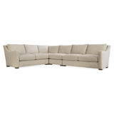 Ventura Beige/Tan Fabric Sectional (4 Piece) - Ornate Home