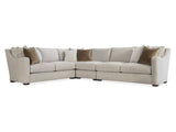 Ventura Beige/Tan Fabric Sectional - Ornate Home