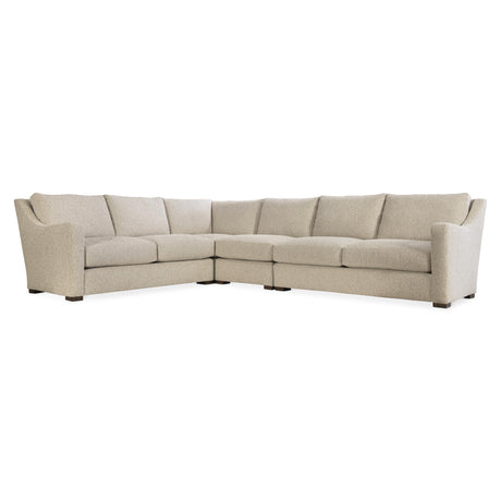 Ventura Beige/Tan Fabric Sectional - Ornate Home