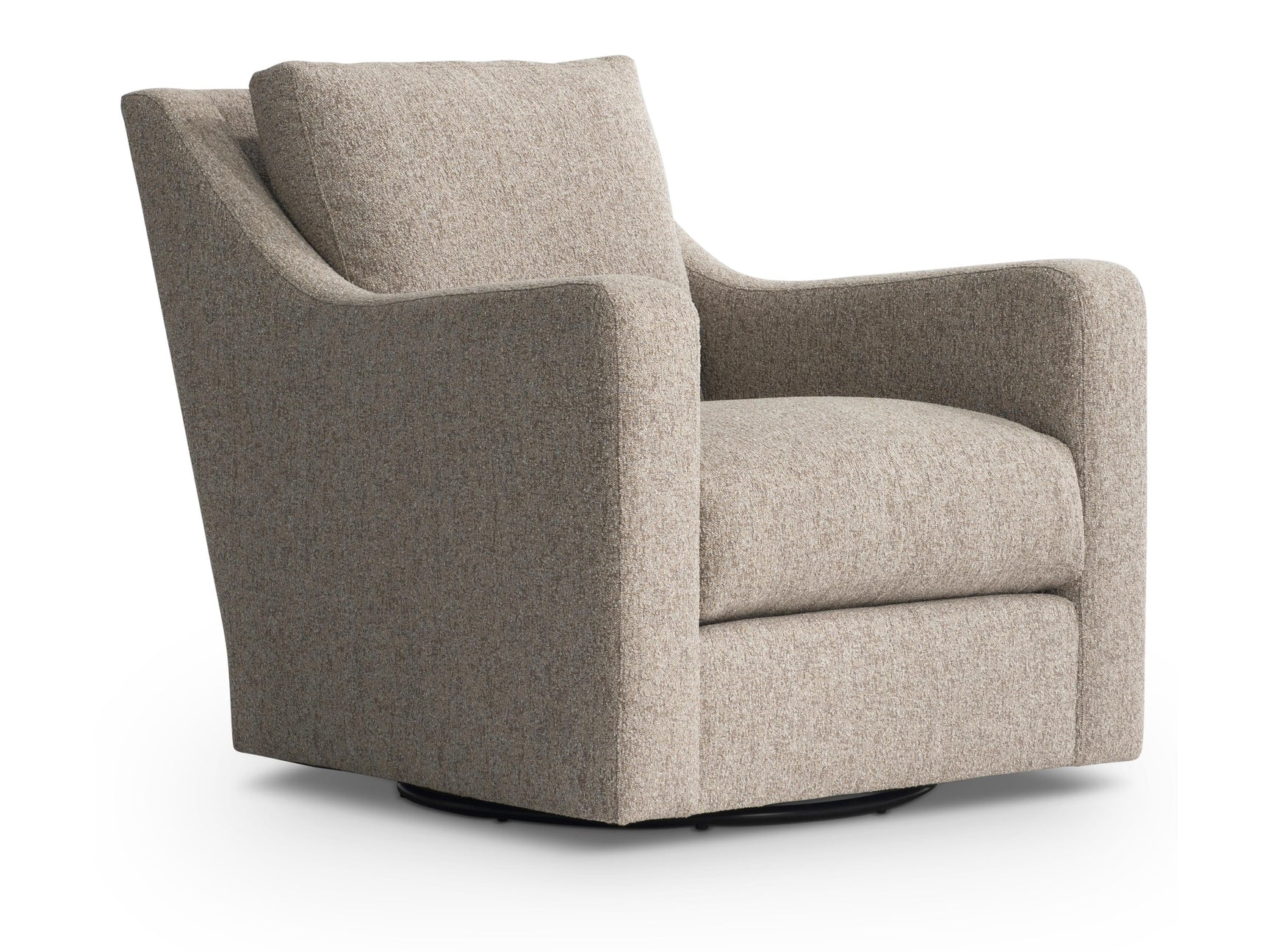 Ventura Beige/Tan Fabric Swivel Chair - Ornate Home