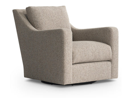 Ventura Beige/Tan Fabric Swivel Chair - Ornate Home