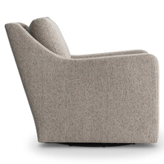 Ventura Beige/Tan Fabric Swivel Chair - Ornate Home