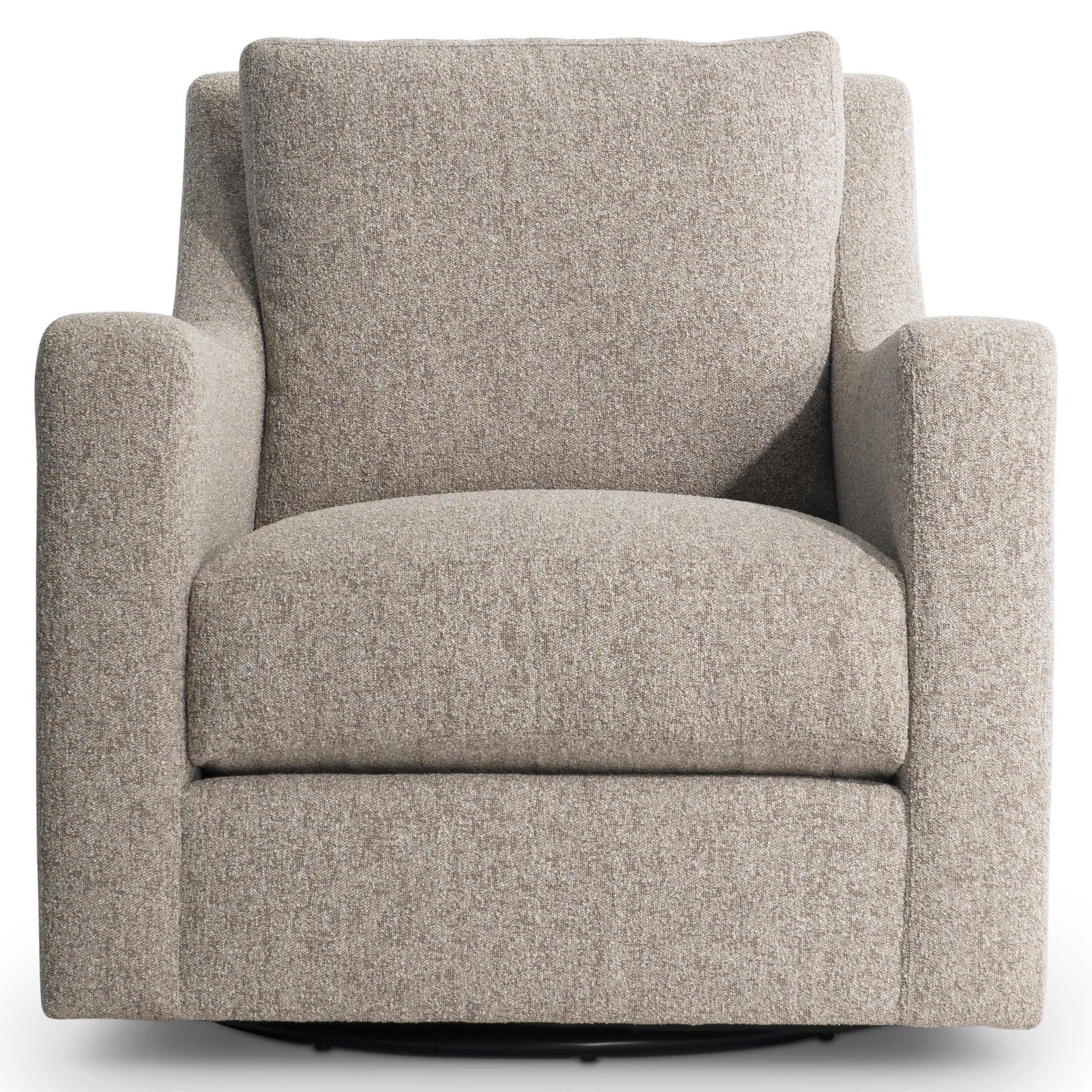 Ventura Beige/Tan Fabric Swivel Chair - Ornate Home