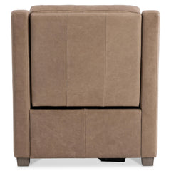 Ventura Beige/Tan Leather Power Motion Chair - Ornate Home