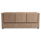 Ventura Beige/Tan Leather Power Motion Sofa - Ornate Home