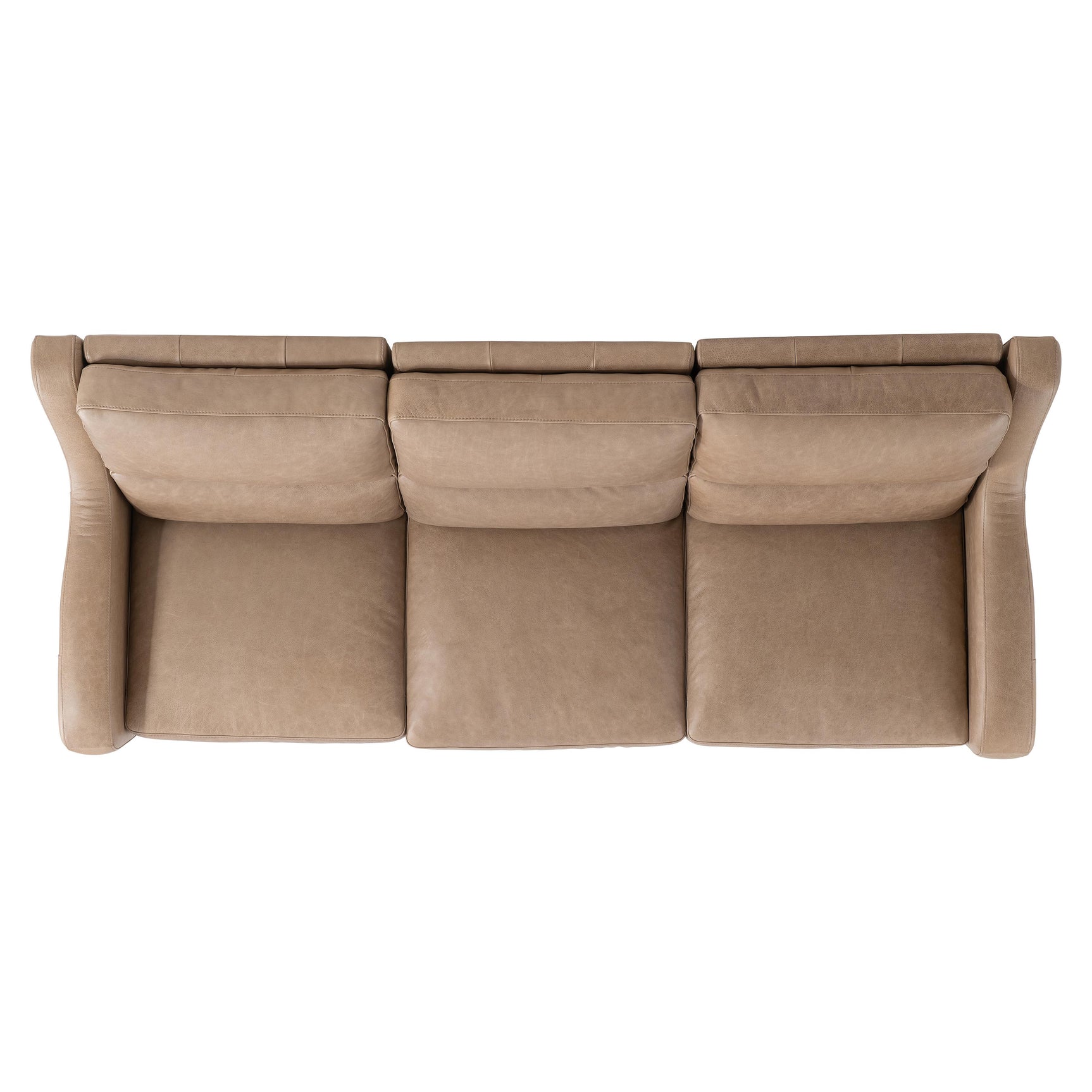 Ventura Beige/Tan Leather Power Motion Sofa - Ornate Home