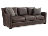 Ventura Brown Leather Sofa - Ornate Home