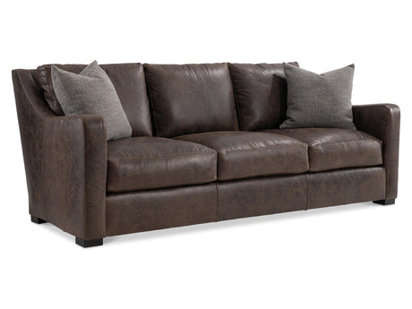 Ventura Brown Leather Sofa - Ornate Home