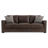 Ventura Brown Leather Sofa - Ornate Home
