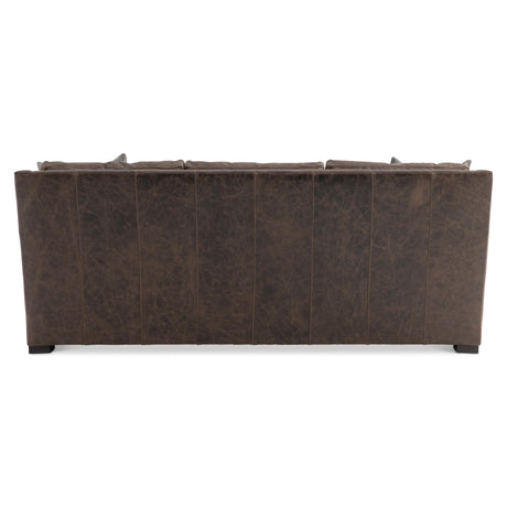 Ventura Brown Leather Sofa - Ornate Home