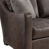 Ventura Brown Leather Sofa - Ornate Home