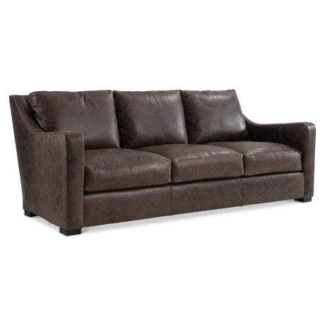 Ventura Brown Leather Sofa - Ornate Home