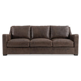 Ventura Brown Leather Sofa - Ornate Home