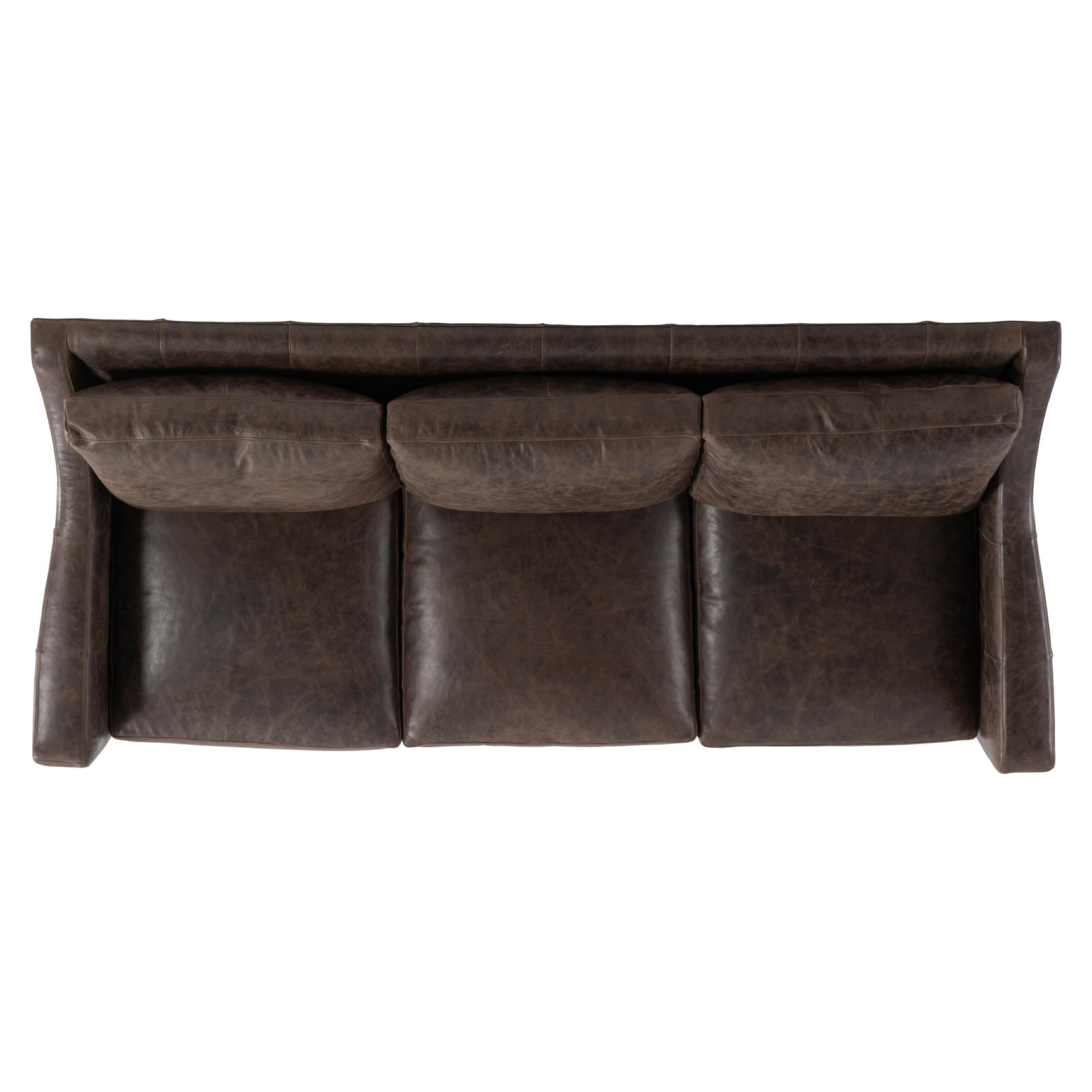 Ventura Brown Leather Sofa - Ornate Home