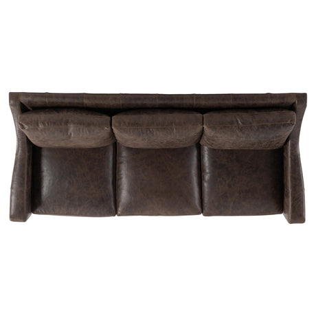 Ventura Brown Leather Sofa - Ornate Home