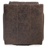 Ventura Brown Leather Swivel Chair - Ornate Home