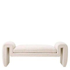 Ventura Ivory Boucle Uph. Designer Living Room Set - Ornate Home