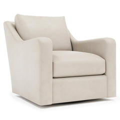 Ventura Ivory Swivel Chair - Ornate Home