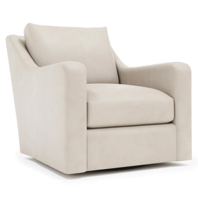 Ventura Ivory Swivel Chair - Ornate Home