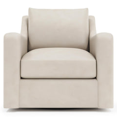 Ventura Ivory Swivel Chair - Ornate Home